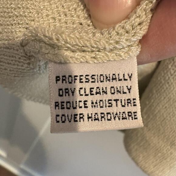 Vtg St John Cardigan 8 Green Black Pearl Trim Lady Jacket Santana Marie Gray USA - Picture 15 of 16